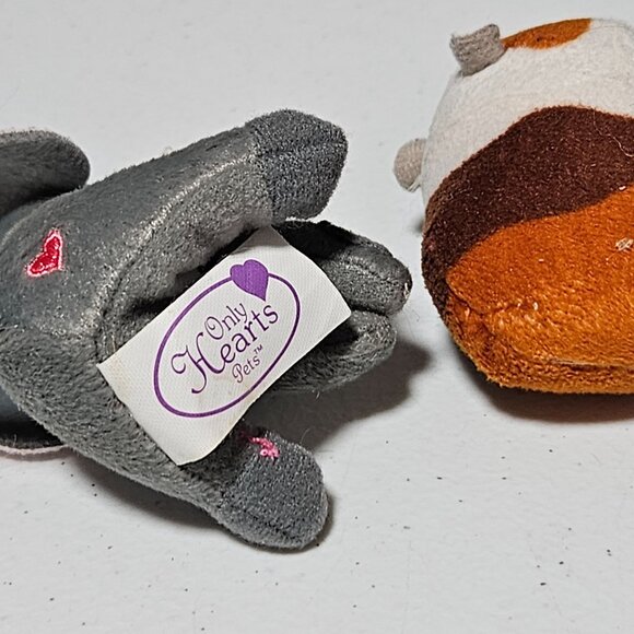 Hamster Elephant Worm Snake Orange Smiley Face Lot Of 6 Plush Stuffed Animals - Picture 11 of 12